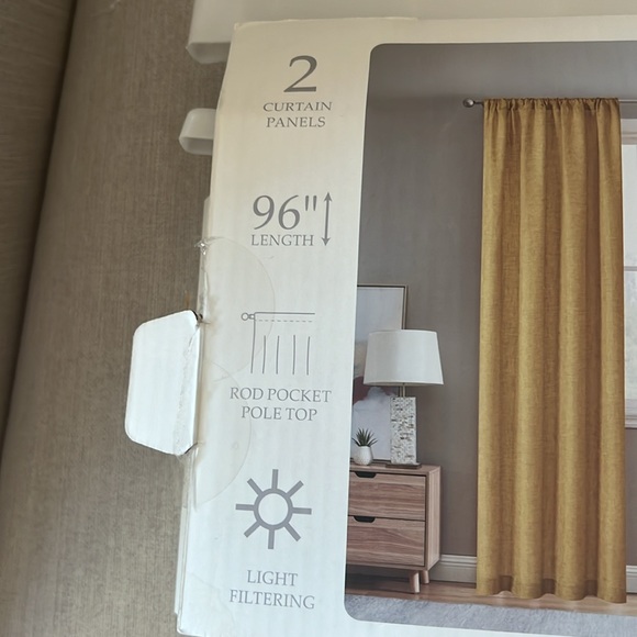 New—96” Pole Top Window Panels (2) - Picture 2 of 6